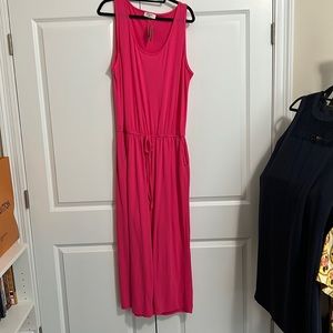 NWT 2x Zenana pink jump suit